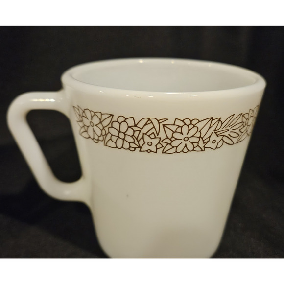 Lot of 2 Pyrex Woodland Brown Coffee Cup Mugs - Picture 2 of 6